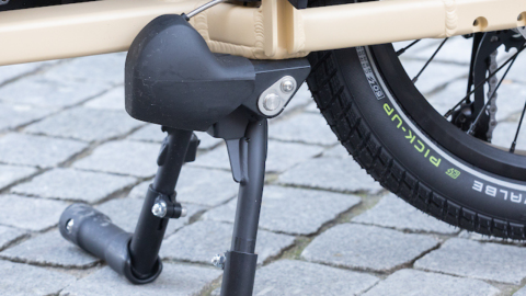 Atlas Kickstand on a Tern GSD Gen 3 S10 cargo eBike.