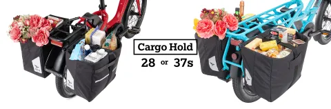 Comparing Cargo Hold 28 Pannier and 37 Panniers