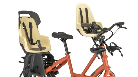 Riding a Short Haul with a Front-Mounted Child Seat