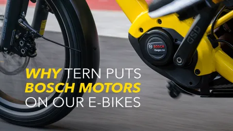 Why Bosch Motors Drive Tern E-Bikes