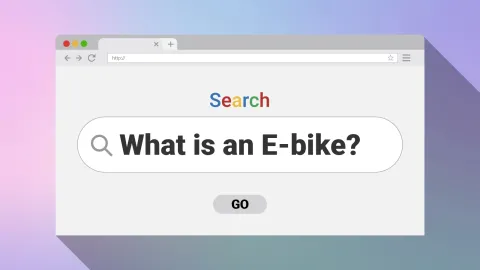 What is an ebike in a search engine search bar