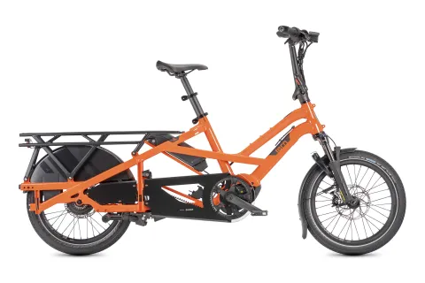 GSD Gen 3 papaya orange unfolded bike