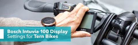 Bosch Intuvia 100 Display Settings on Tern eBikes banner image