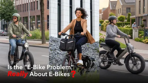 Banner image of eBike vs eMoto article