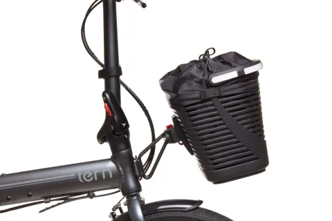 Hold 'Em Basket - front basket for folding bikes