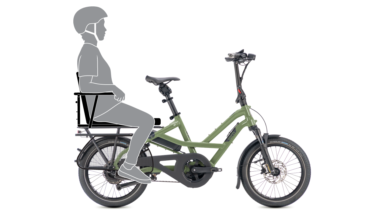 Tern HSD passagiers-e-bikeconfiguratie voor 1 volwassene