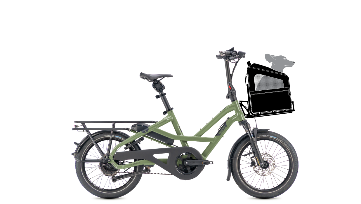 Tern HSD passagiers-e-bikeconfiguratie voor een huisdier