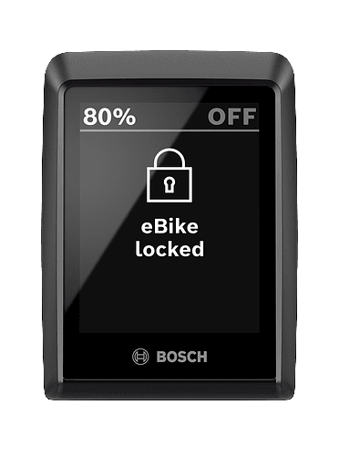 E-lock screen of Kiox